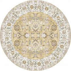 Tapis rond - Adeleine (ocre)