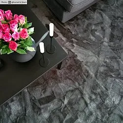 Tapis ronds - Aranga Super Soft Fur (anthracite)
