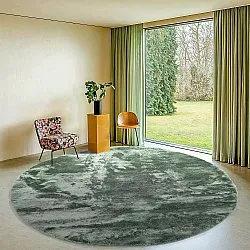 Tapis ronds - Aranga Super Soft Fur (vert)