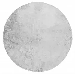 Tapis ronds - Aranga Super Soft Fur (gris)