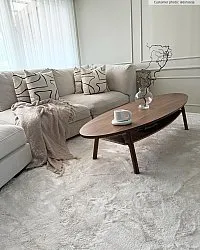 Tapis à poils longs - Aranga Super Soft Fur (blanc)