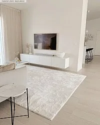 Tapis à poils longs - Aranga Super Soft Fur (blanc)