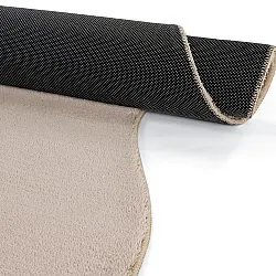 Tapis Shaggy Ondulé Asymétrique - Aranga Super Soft Fur (marron)