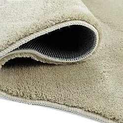 Tapis Shaggy Ondulé Asymétrique - Aranga Super Soft Fur (vert clair)