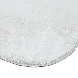 Tapis Shaggy Ondulé Asymétrique - Aranga Super Soft Fur (blanc)