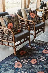 Tapis Wilton - Poppy (noir)