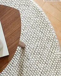 Tapis rond - Avafors Wool Bubble (beige)