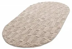 Tapis de salle de bain ovale - Bevin (beige)