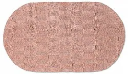 Tapis de salle de bain ovale - Bevin (rose)