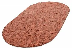 Tapis de salle de bain ovale - Bevin (terracotta)