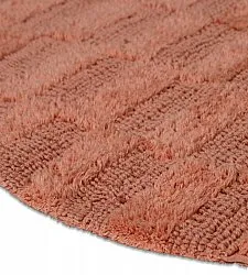 Tapis de salle de bain ovale - Bevin (terracotta)