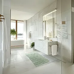 Tapis de salle de bain - Duna (vert clair)