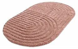 Tapis de salle de bain ovale - Embla (rose)