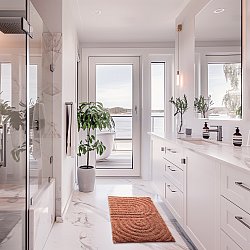 Tapis de salle de bain - Embla (terracotta)