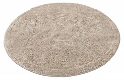 Tapis de salle de bain rond - Gertie (beige)