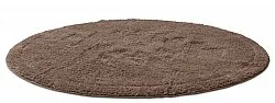 Tapis de salle de bain rond - Gertie (marron)