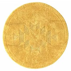 Tapis de salle de bain rond - Gertie (jaune)