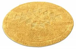 Tapis de salle de bain rond - Gertie (jaune)