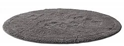 Tapis de salle de bain rond - Gertie (gris foncé)