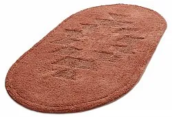 Tapis de salle de bain ovale - Gertie (terracotta)