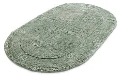 Tapis de salle de bain ovale - Nila (vert clair)