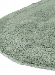 Tapis de salle de bain ovale - Nila (vert clair)