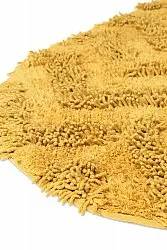Tapis de salle de bain ovale - Tressa (jaune)