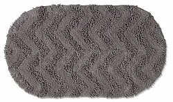 Tapis de salle de bain ovale - Tressa (gris foncé)