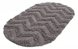 Tapis de salle de bain ovale - Tressa (gris foncé)