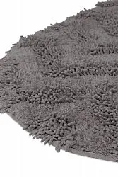 Tapis de salle de bain ovale - Tressa (gris foncé)