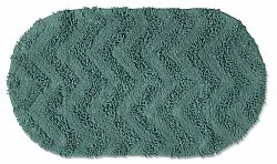 Tapis de salle de bain ovale - Tressa (vert foncé)