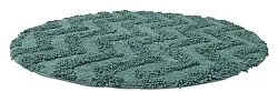 Tapis de salle de bain rond - Tressa (vert foncé)