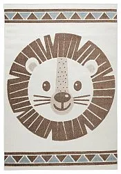 Tapis Enfant - Kind Lion (crème/bleu)