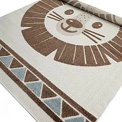 Tapis Enfant - Kind Lion (crème/bleu)