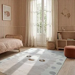 Tapis Enfant - Kind Llama (crème/marron)