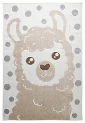 Tapis Enfant - Kind Llama (crème/marron)