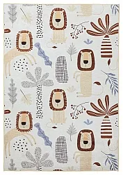 Tapis pour enfants - Lion Friends (beige)