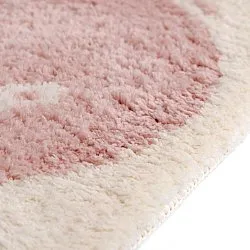 Tapis Enfant - Soft Dino (crème/rose)