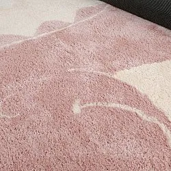 Tapis Enfant - Soft Dino (crème/rose)