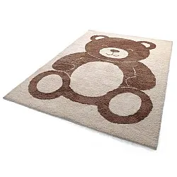 Tapis Enfant - Soft Teddybear (crème/marron)