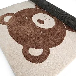 Tapis Enfant - Soft Teddybear (crème/marron)