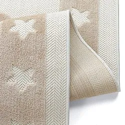 Tapis Enfant - Star Frame (crème/marron)
