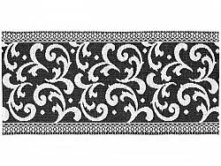 Tapis en plastique - Le tapis de Horred Barock (noir)