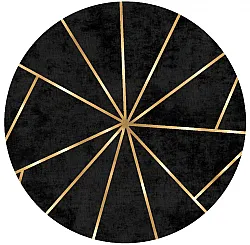 Tapis rond - Bellizzi (noir)