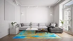 Tapis Wilton - Molina (bleu)