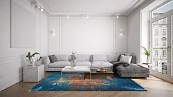 Tapis Wilton - Tierzo (bleu)