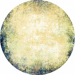 Tapis rond - Pampelune (bleu)
