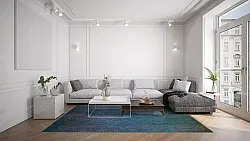 Tapis Wilton - Alicante (bleu)