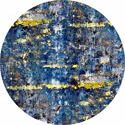 Tapis rond - Estella (bleu)