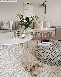 Tapis ronds - Monti (blanc cassé)